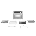 thumbnail image 4 of Kashbill – Horno Eléctrico Con Air Fryer H20 Plateado, Puerta Abatible, Horno Freidora De Aire Para Panadería Y Repostería, Convección Eléctrica, Multifunción, 4 of 9