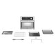 thumbnail image 4 of Kashbill – Horno Eléctrico Con Air Fryer H20 Plateado, Puerta Abatible, Horno Freidora De Aire Para Panadería Y Repostería, Convección Eléctrica, Multifunción, 4 of 9