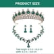 thumbnail image 1 of Princess Jewelry for Women Crown Shape Wedding Jewelry Set Green Zinc Alloy Jewelry 1Set, 1 of 3