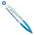 thumbnail image 2 of Toystoory Pinzas para alimentos resistentes al calor de 7/9/12 pulgadas, pinzas antiadherentes de silicona, pinzas para pan inoxidable, pinzas Azul 12 pulgadas, 2 of 6
