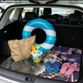 thumbnail image 2 of FOR U DESIGNS American Flag Wolf Print All Weather Car Trunk Mat Non-Slip Stylish Cargo Liner Heavy Duty Durable Rear Trunk Protection for Most Vehicles, 2 of 7