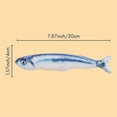 thumbnail image 4 of 3 Pack Jouets pour Chats Saury Fish, Jouet à Mâcher pour Chats d'Intérieur, 4 of 5