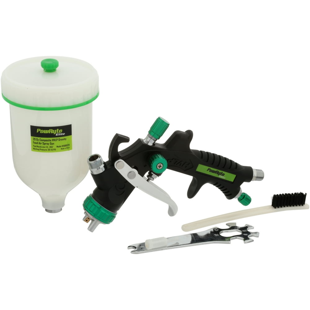 Powryte Elite 20 oz. Composite HVLP Gravity Feed Air Spray Gun