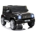 thumbnail image 2 of Aosom 12V Benz G500 Licensed Kids Electric Car with Remote Control, Black, 2 of 8