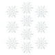 thumbnail image 1 of 10 blancos de 10,5 cm para adornos navideños. Macarena Copo de nieve de plástico, 1 of 8