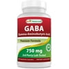 Best Naturals GABA 750 mg 100 Vegetarian Capsules