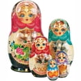 thumbnail image 1 of Icon Poupées Russes Matryoshka Empilables en Bois, 1 of 1