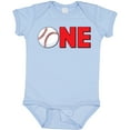 thumbnail image 3 of Inktastic One with Baseball Baby's First Birthday Boys or Girls Baby Bodysuit, 3 of 5