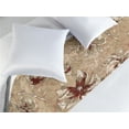 thumbnail image 2 of Floral Art Bed Runner, Flowers in Vintage Details Romantic Vibes Garden of Earthy Tones, Decorative Accent Bedding Scarf for Hotels Homes & Guest Rooms, Queen, Pale Brown Dark Brown Tan, by Ambesonne, 2 of 3