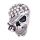 thumbnail image 1 of Broches para Mujeres Glitter Aleación Pechuza Halloween Vintage Joyería Esqueleto Patrón Regalos Reino Unido Accesorios de chal para Homme Party Antiguo Plata AweSitey AP004668-02, 1 of 7