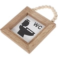 thumbnail image 2 of Restroom Wall Pendant Decor Bathroom Doorplate Sign Hanging Board for Mall, 2 of 5