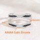 thumbnail image 5 of Anillo potenciador para anillos de compromiso, circonita cúbica blanca y negra, alianzas de boda de plata de ley 925, 5 of 5