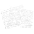 thumbnail image 1 of OUNONA 2Pcs White Plastic Letters for Poster Board Creative Changeable Message Board Alphabet, 1 of 8
