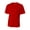 Scarlet Red, variant on A4 Mens 100% Polyester Workouts Look Great Short Sleeve Crew Neck Birds Eye Mesh T-Shirt, Graphite, XX-Large, N3252