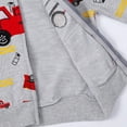 thumbnail image 5 of Toddler Boys Fire Trucks Zipper Hoodies Jacket Cool Sports Outfit Coat 2-7 Y, 5 of 6