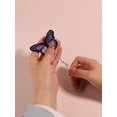 thumbnail image 2 of 1pc Butterfly Decor Badge Holder, Creative Portable Retractable Name Card Badge Holder With Clip For Teacher, Student, Office Worker, 2 of 4