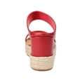 thumbnail image 4 of Journee Womens Alissa Wedge Heel Espadrille Sandals, 4 of 10
