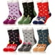 thumbnail image 1 of Calcetines de mujer con estampados divertidos y sólidos: paquete de 6 pares: regalos con diseños modernos y clásicos, 1 of 6