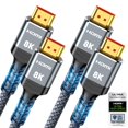 thumbnail image 1 of Cable HDMI Highwings 10K 8K HDMI 2.1 48 Gbps, paquete de 2 m, 1 of 8