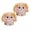 H, variant on Primegos Mini Resin Figurines Small Decorative Figurines 2pcs Mini Dog Figurines Cute Resin Puppy Miniature Figures Small Ornaments for Micro Landscape Diy
