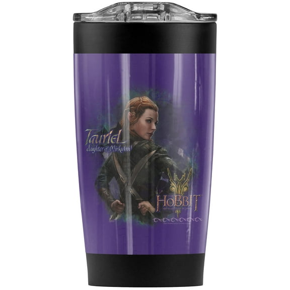 The Hobbit/Tauriel Daughter Stainless Steel Tumbler 20 oz Coffee Travel Mug/Cup, Vacuum Insulated & Double Wall with Leakproof Sliding Lid | Great for Hot Drinks and Cold Beverages