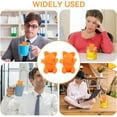 thumbnail image 4 of 2 Pcs Infuseur de Thé Mignon pour Chat, Filtre à Thé en Silicone Amusant, Diffuseur de Thé à Feuilles Mobiles, Figurine d'Animal pour Maison Cuisine Bureau, 4 of 8