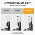 thumbnail image 4 of MelodySusie Nail Clippers, Adjustable Stainless Steel Trimmer for Fake Nail Tips and Acrylic Nails, Black, 4 of 8