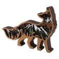 thumbnail image 4 of Decoración de madera, ornamento animal de madera, artesanías de madera múltiples, animal de madera tallada, valor inmejorable, 4 of 8
