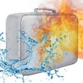 thumbnail image 1 of TFixolFireproof Document Bag with Zipper Closure Fire & Water Resistant Money Bag Storage Pouch Organizer Case Home Office Travel Safe Bag for Documents Files Money Cards Passport Valuables, 1 of 7