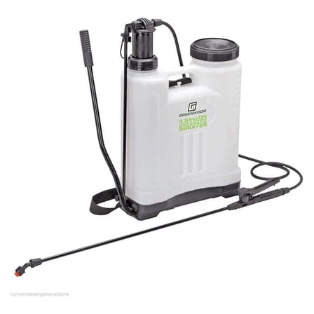 Greenwood 4 Gallon Backpack Sprayer with 4 Nozzles for Different Applications
