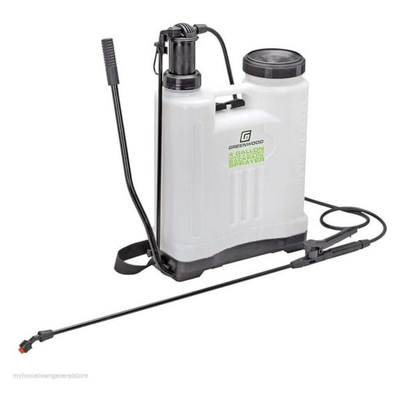 Greenwood 4 Gallon Backpack Sprayer with 4 Nozzles for Different Applications
