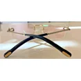thumbnail image 4 of FRED Lunettes Force 10 Gold Silver Optical Frame Rimless Rope Eyeglasses New 56, 4 of 4