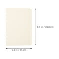 thumbnail image 2 of WASHWEPE Binder Tabs White 20Pcs 8.2x5.9x0.04In, 2 of 8