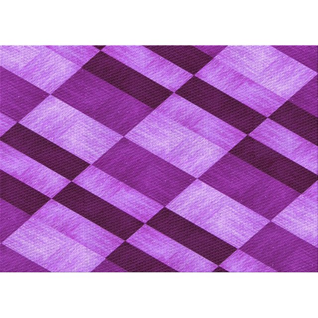 Ahgly Company Machine Washable Indoor Rectangle Transitional Heliotrope Purple Area Rugs, 6' x 9'