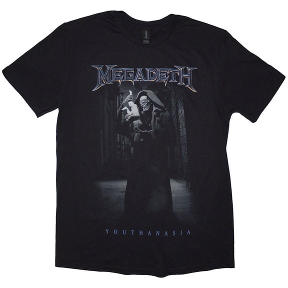 Megadeth Unisex T-Shirt Youthanasia The Broker (Black)