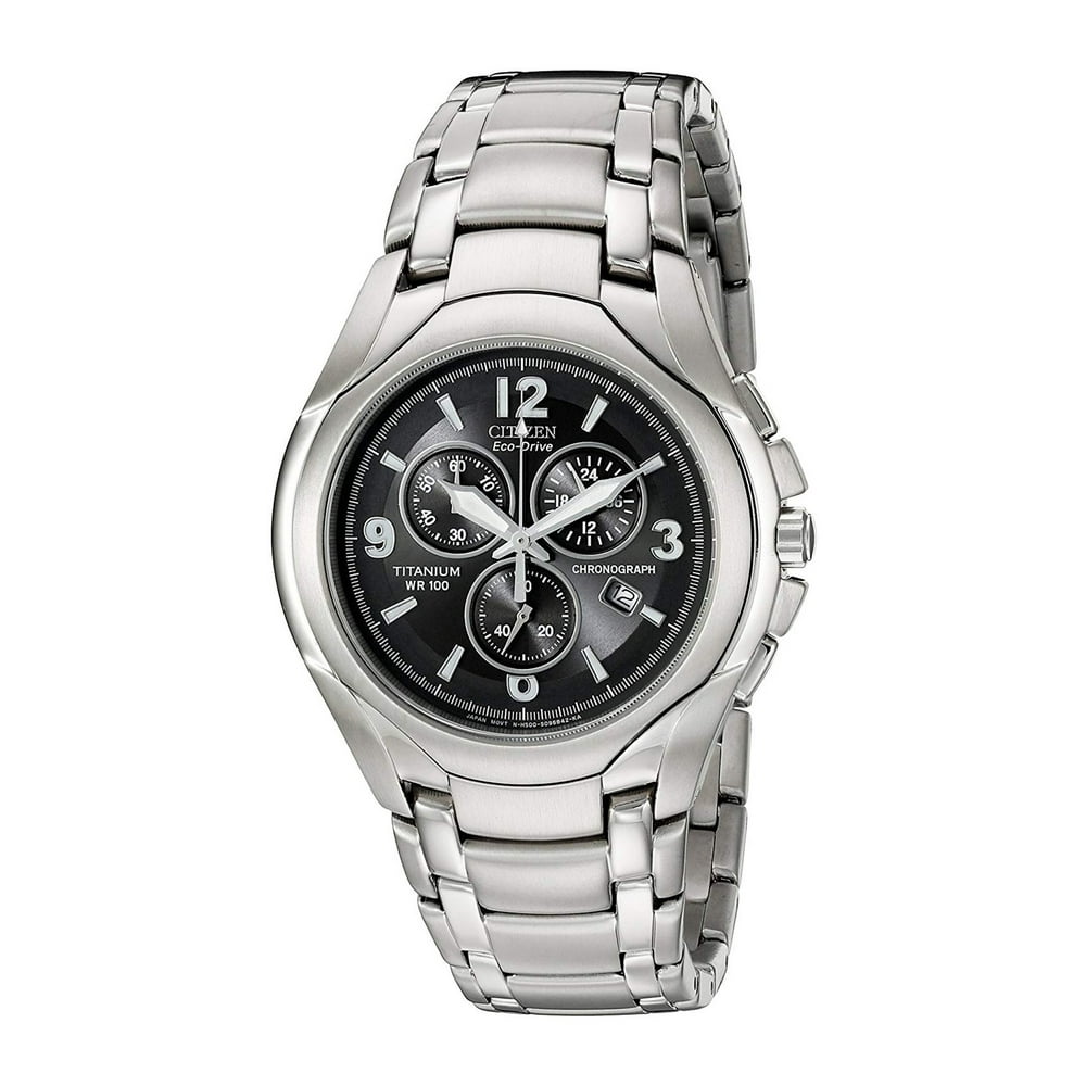 men's eco drive titanium watch