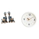 thumbnail image 1 of Figura de elefante,Figuras de elefantes,estatuas,adornos de animales,Escultura coleccionable para dormitorio,decoración del hogar,regalo.,Reloj de pared,Reloj de pared decorativo,moderno y, 1 of 8