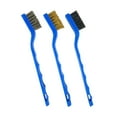 thumbnail image 3 of Mini juego de cepillos de limpieza de alambre de 3 uds, cepillos para detalles de automóviles, herramienta práctica, cerdas de nailon de latón de, 3 of 6