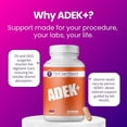 thumbnail image 2 of ProCare Health ADEK+ Vitaminas A D E K 90 Cápsulas con Soporte Nutricional Bariátrico y Vitaminas Liposolubles, 2 of 4