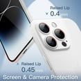 thumbnail image 4 of JETech Ultra Slim (0.35mm Thin) Case for iPhone 14 Pro 6.1-Inch, Camera Lens Cover Full Protection, Lightweight Matte Finish PP Hard Minimalist Case, Support Wireless Charging (Frosted Clear), 4 of 6