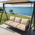 thumbnail image 6 of Xixirimido Couch Cushion Covers Sofa Covers Washable for Cushion Couch, 3Pcs Stretch Cushion Slipcover Furniture Protector with Elastic Bottom, Boho Floral White, 6 of 8
