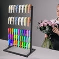 thumbnail image 5 of 5 Tier Ribbon Holder Organizer Rack Ribbon Display Stand Rack Craft Rack Storage Shelf for Craft Room Cake Shop Flower Store, 5 of 12
