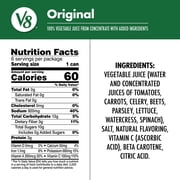 V8 Original 100% Vegetable Juice, 11.5 fl oz Can, 6 Count