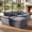 Gray, variant on ELEKA 108.3" Oversized L-Shaped Sofa Bed,Modular Sectional Sofa,Boneless Couch for Living Room Apartments Bedroom, No Assembly Required,Green