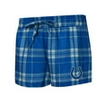 thumbnail image 4 of Women's Concepts Sport  Heather Gray/Royal Indianapolis Colts Regulate Plaid Long-Sleeve T-Shirt & Shorts Sleep Set, 4 of 5