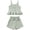 Summer Children Outfit Set-C411-Light Green, variant on Girls Summer Outfits 2Pcs Kids Clothes Girls Tie Knot Front Tops T-Shirts and Casual Short Sets 5-12Y Girls Summer Set 1-4 Years,3-4 Years