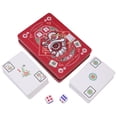 thumbnail image 1 of 1 Set Mahjong Cards Playing Game Cards Chinese Mahjong Game Cards with Dices, 1 of 7