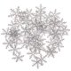 thumbnail image 1 of 200 piezas 3 cm árbol de Navidad plástico blanco copos de nieve fiesta decoración de escritorio para el hogar Tmvgtek Oficina Multiescena Multifunción, 1 of 6