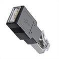 thumbnail image 4 of 2 Pcs Adaptateur USB vers Ethernet RJ45 pour Routeurs, Dongle de Réseau 100Mbps, 4 of 6