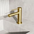 thumbnail image 3 of VIGO Jewel 6 in. Single-Hole Single Handle Bathroom Faucet in Matte Brushed Gold-VG01055MG, 3 of 13